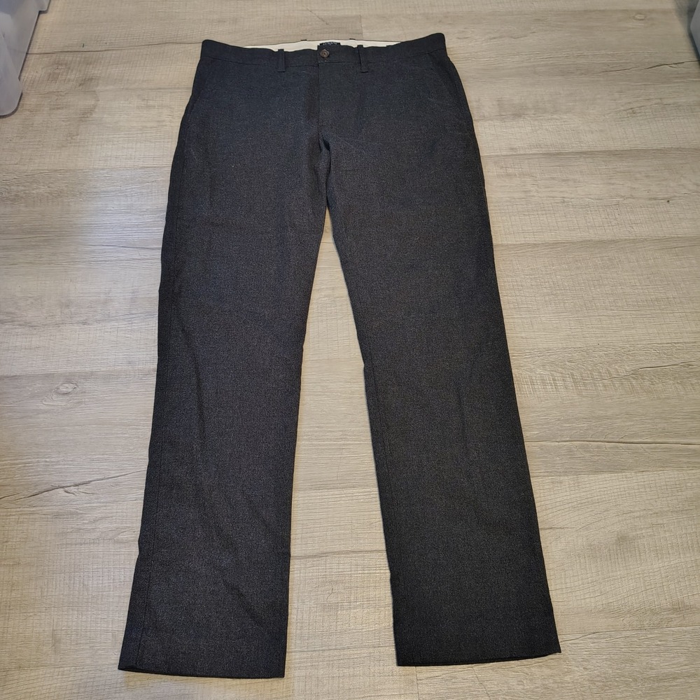 J.Crew Flex Slim Fit Chino Pants Mens 32x30 Charcoal Gray Heather Stretch